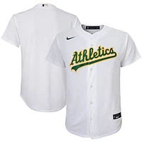 Youth Nike White Athletics Home Replica Team Jersey