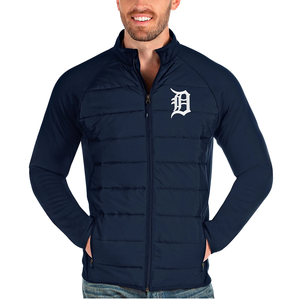 Men's Antigua Navy Detroit Tigers Altitude Full-Zip Jacket