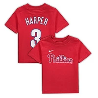 Infant Nike Bryce Harper Red Philadelphia Phillies Player Name & Number T-Shirt