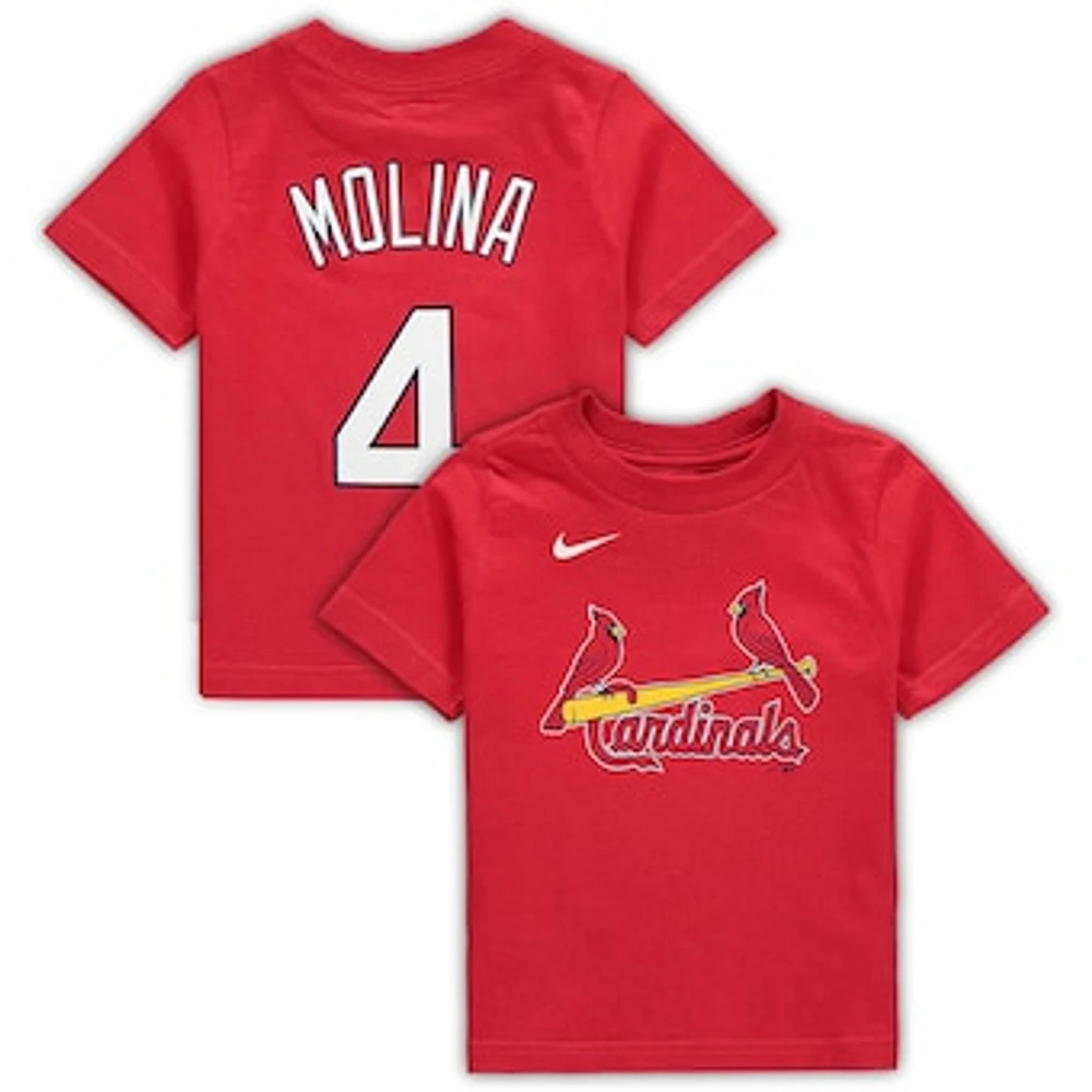 Infant Nike Yadier Molina Red St. Louis Cardinals Player Name & Number T-Shirt