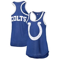 Women's G-III 4Her by Carl Banks Heather Royal Indianapolis Colts Tater Tank Top