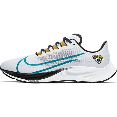 Unisex Nike White Jacksonville Jaguars Zoom Pegasus 37 Running Shoe