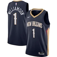 Men's Nike Zion Williamson Navy New Orleans Pelicans Swingman Jersey - Icon Edition