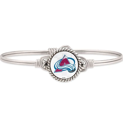 Women's Luca + Danni Colorado Avalanche Silver Bangle Bracelet