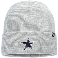 Men's '47 Gray Dallas Cowboys Brain Freeze Cuffed Knit Hat