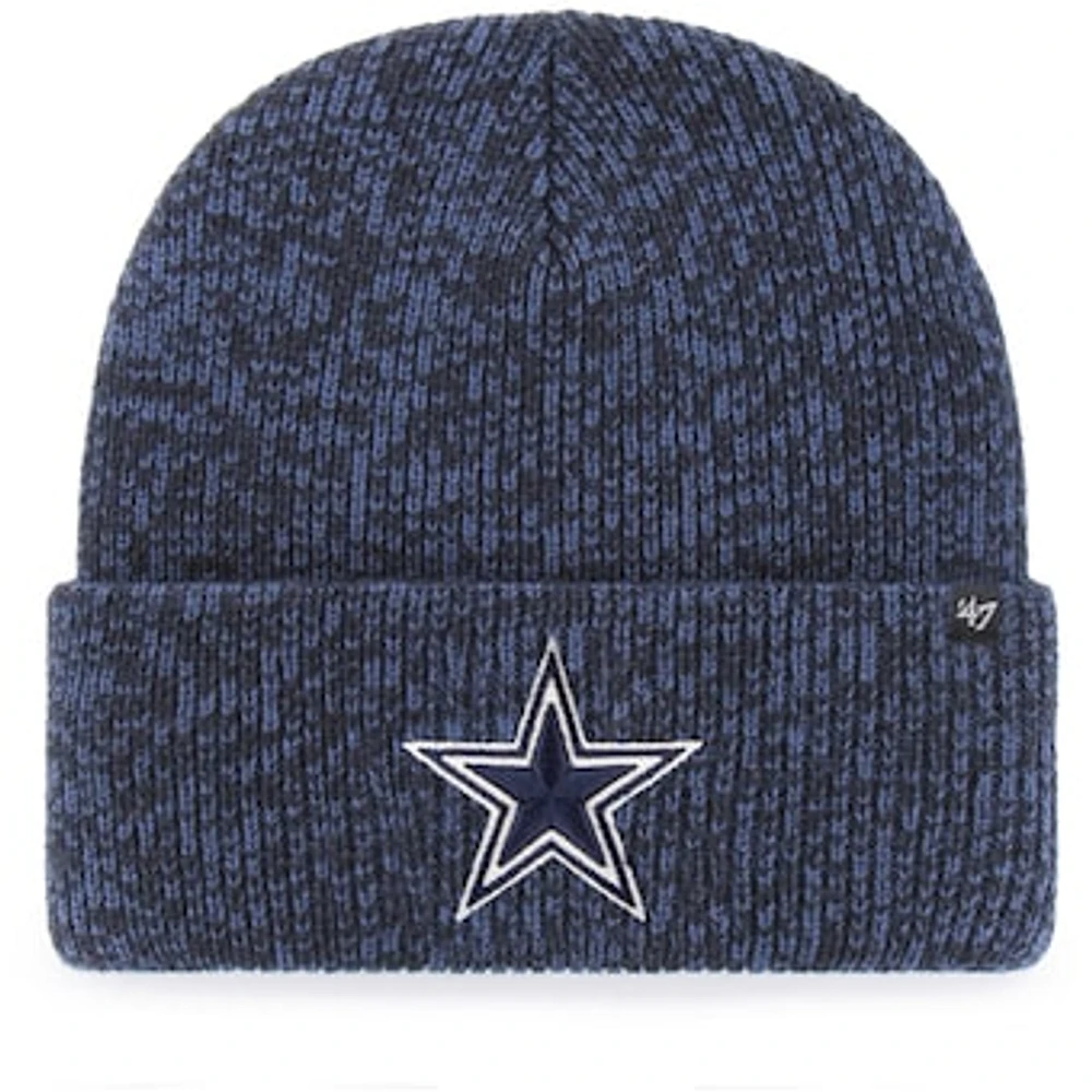 Men's '47 Navy Dallas Cowboys Brain Freeze Cuffed Knit Hat