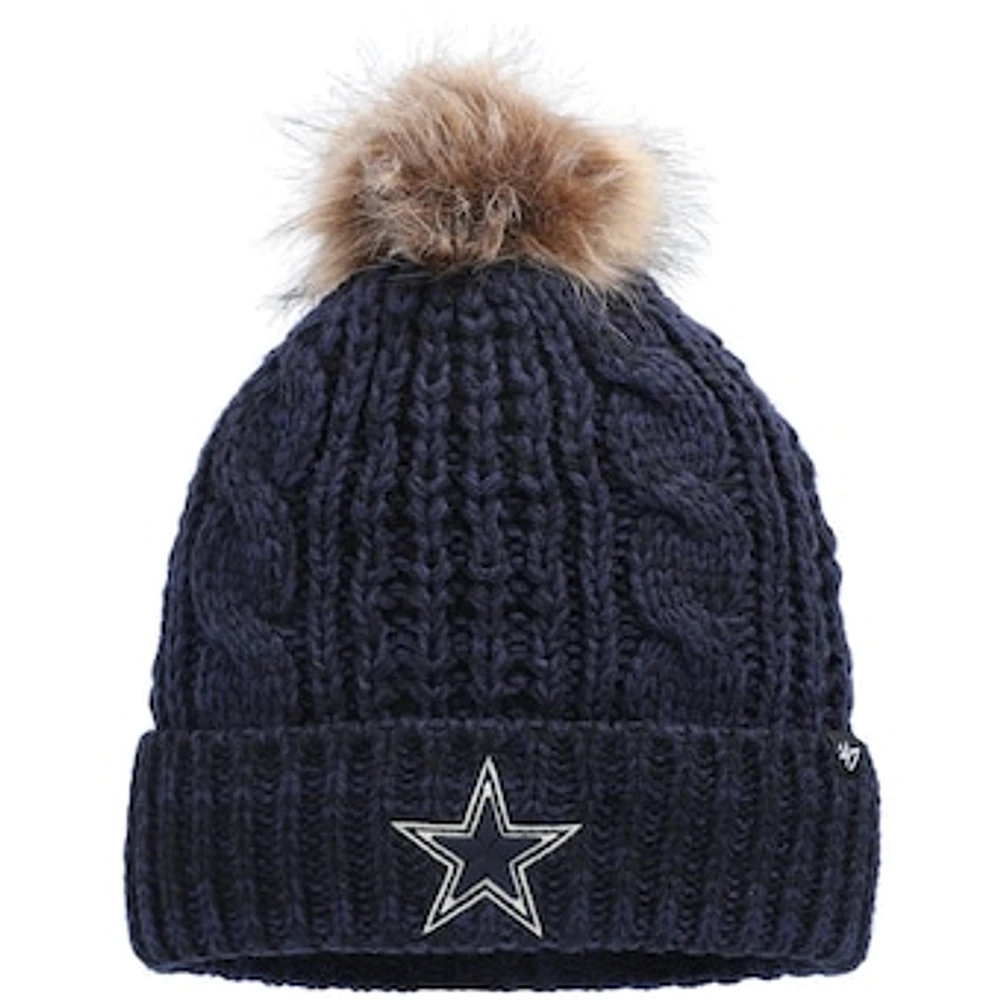 Women's '47 Navy Dallas Cowboys Meeko Cuffed Knit Hat