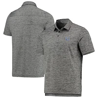 Men's Vineyard Vines Charcoal Indianapolis Colts Destin Stripe Sankaty Polo