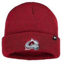 Men's '47 Burgundy Colorado Avalanche Brain Freeze Cuffed Knit Hat