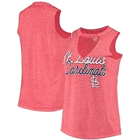 Women's Concepts Sport Red St. Louis Cardinals Loyalty Choker Neck Tank Top