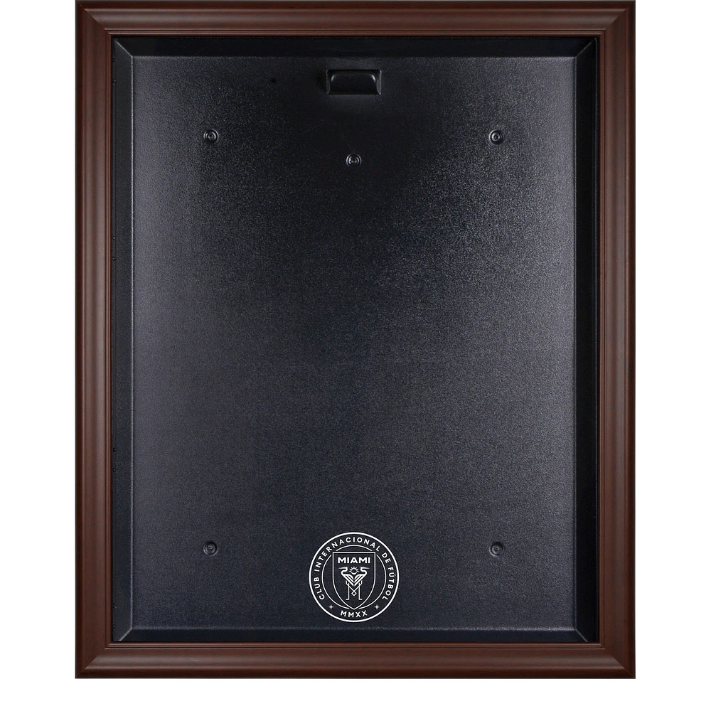 Inter Miami CF Brown Framed Team Logo Jersey Display Case