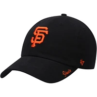 Women's '47 Black San Francisco Giants Team Miata Clean Up Adjustable Hat