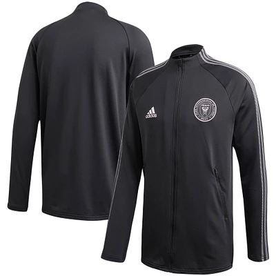 Men's adidas Black Inter Miami CF 2020 On-Field Anthem Full-Zip Jacket