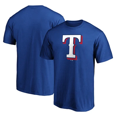 Men's Fanatics Royal Texas Rangers Official Logo T-Shirt