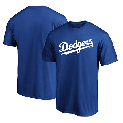 Men's Fanatics Royal Los Angeles Dodgers Official Wordmark T-Shirt