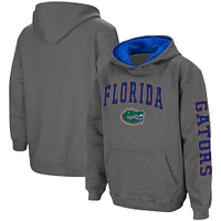 Youth Colosseum Charcoal Florida Gators 2-Hit Team Pullover Hoodie