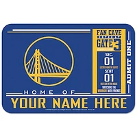 WinCraft Golden State Warriors 20'' x 30'' Personalized Floor Mat