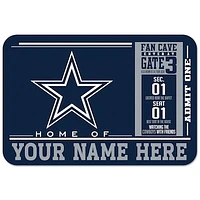 WinCraft Dallas Cowboys 20'' x 30'' Personalized Floor Mat
