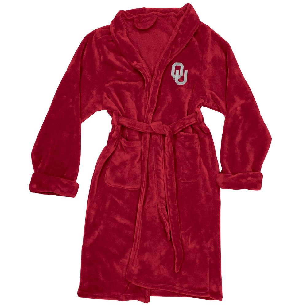 Men's The Northwest Company Crimson Oklahoma Sooners Silk Touch Bath Robe