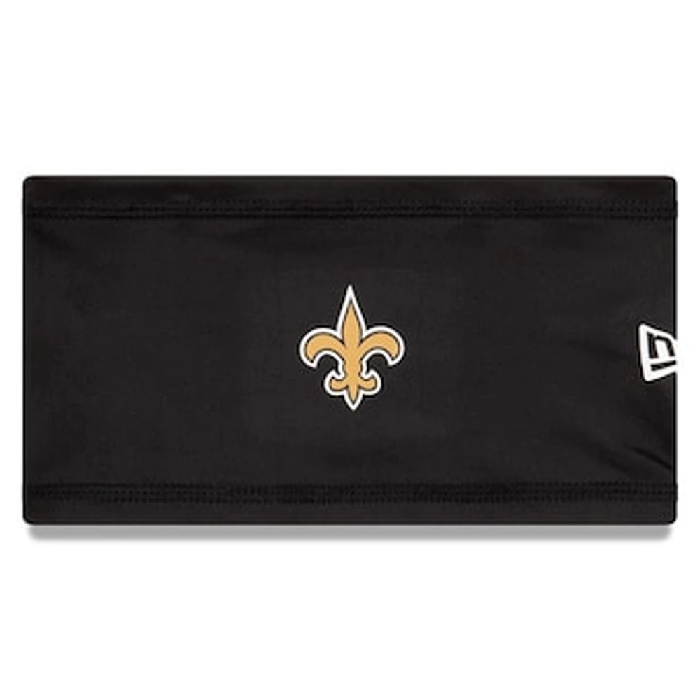 New Era Black New Orleans Saints COOLERA Official Training Camp Headband