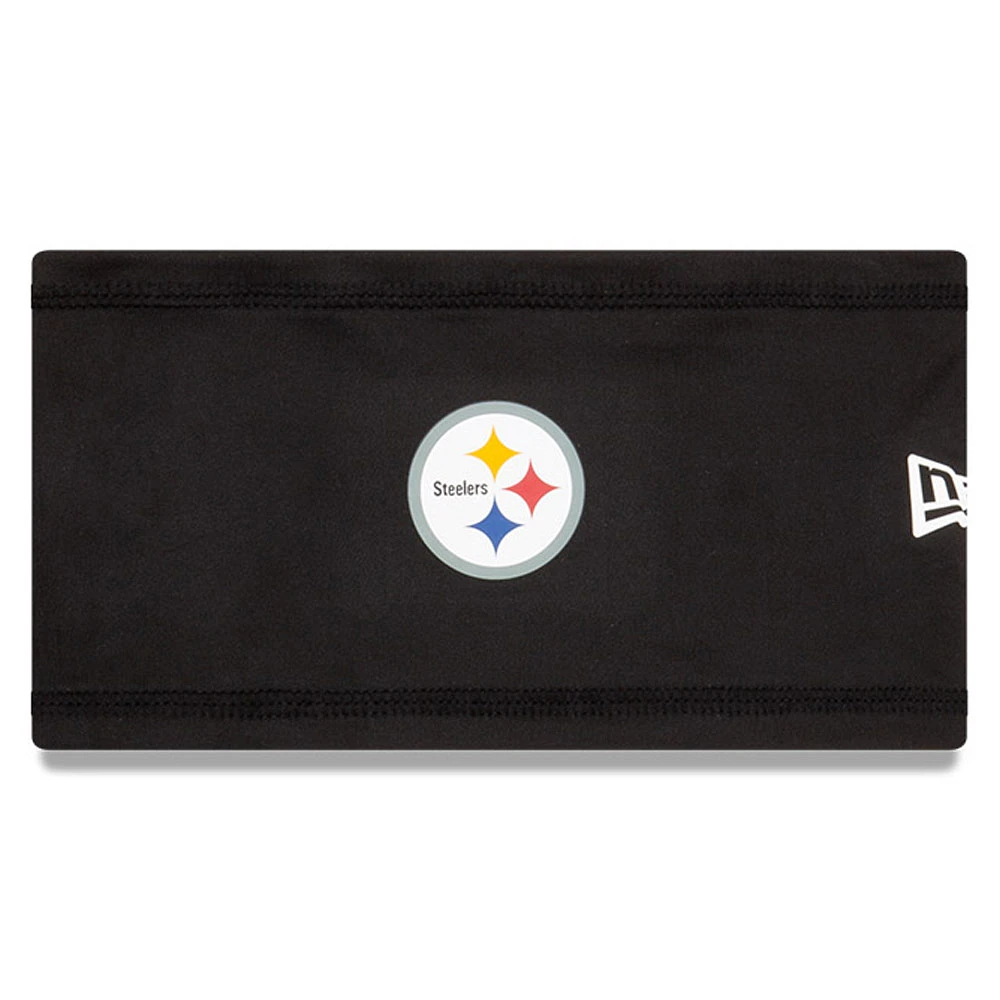 New Era Black Pittsburgh Steelers COOLERA Official Training Camp Headband