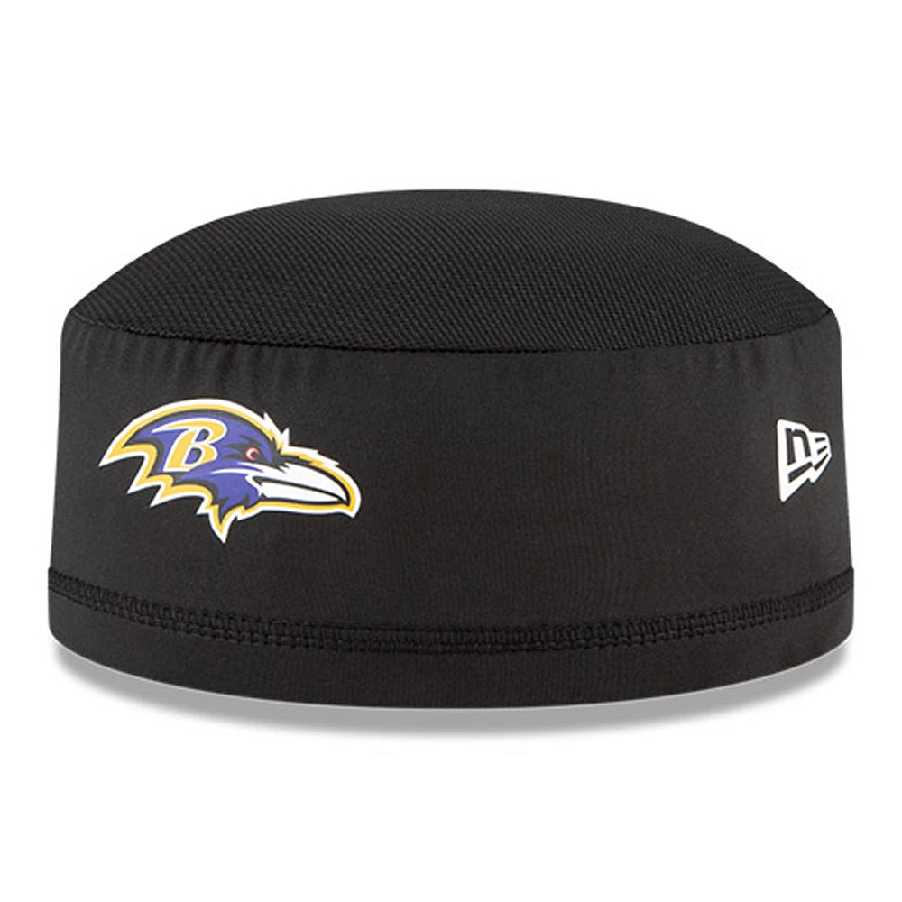 Men's New Era Black Baltimore Ravens NFL Training Skully Cap
