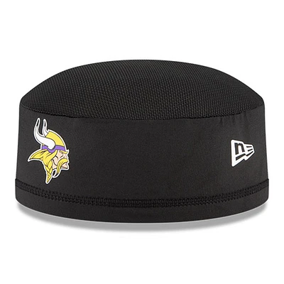 Men's New Era Black Minnesota Vikings NFL Training Skully Cap