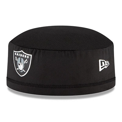 Men's New Era Black Las Vegas Raiders NFL Training Skully Cap
