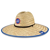 Men's New Era Natural Buffalo Bills NFL Training Camp Official Straw Lifeguard Hat