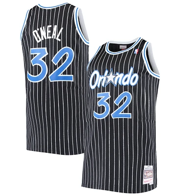 Men's Mitchell & Ness Shaquille O'Neal Black Orlando Magic Big & Tall Hardwood Classics Jersey