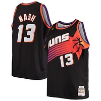 Men's Mitchell & Ness Steve Nash Black Phoenix Suns 1996/97 Big Tall Hardwood Classics Swingman Jersey