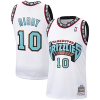 Men's Mitchell & Ness Mike Bibby Vancouver Grizzlies / Hardwood Classics Swingman Jersey