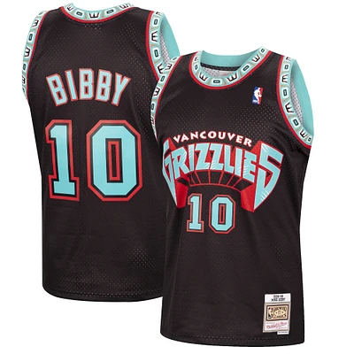 Men's Mitchell & Ness Mike Bibby Red 1998/99 Vancouver Grizzlies - Lost on Mars Reload Swingman Jersey