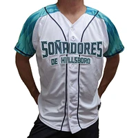 Men's White Hillsboro Hops Copa Replica Jersey