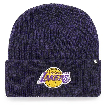 Men's '47 Purple Los Angeles Lakers Brain Freeze Cuffed Knit Hat