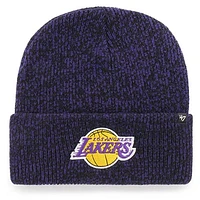 Men's '47 Purple Los Angeles Lakers Brain Freeze Cuffed Knit Hat