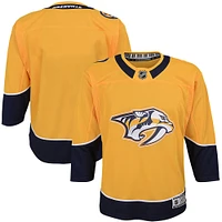 Youth Yellow Nashville Predators Home Premier Blank Jersey