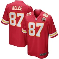 Men's Nike Travis Kelce Red Kansas City Chiefs Game Player - Jersey