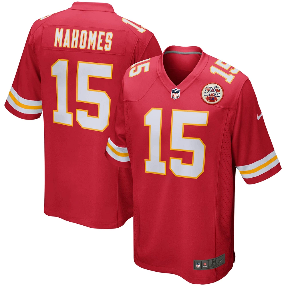 Men's Nike Patrick Mahomes Red Kansas City Chiefs Game Player - Jersey