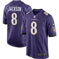 Men's Nike Lamar Jackson Purple Baltimore Ravens Game Player - Jersey