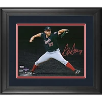 Stephen Strasburg Washington Nationals Framed Autographed 11" x 14" 2019 World Series Champions World Series Pitching Spotlight Photograph