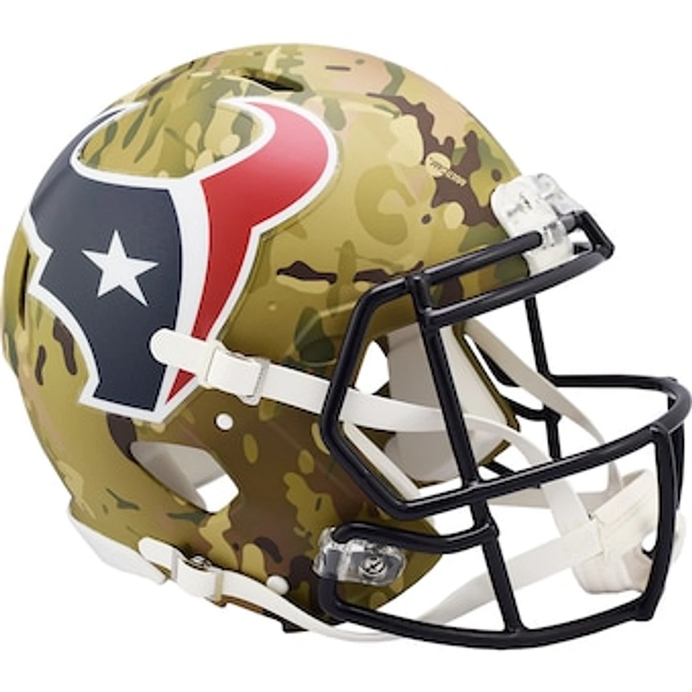 Houston Texans Riddell Camo Alternate Revolution Speed Authentic Football Helmet