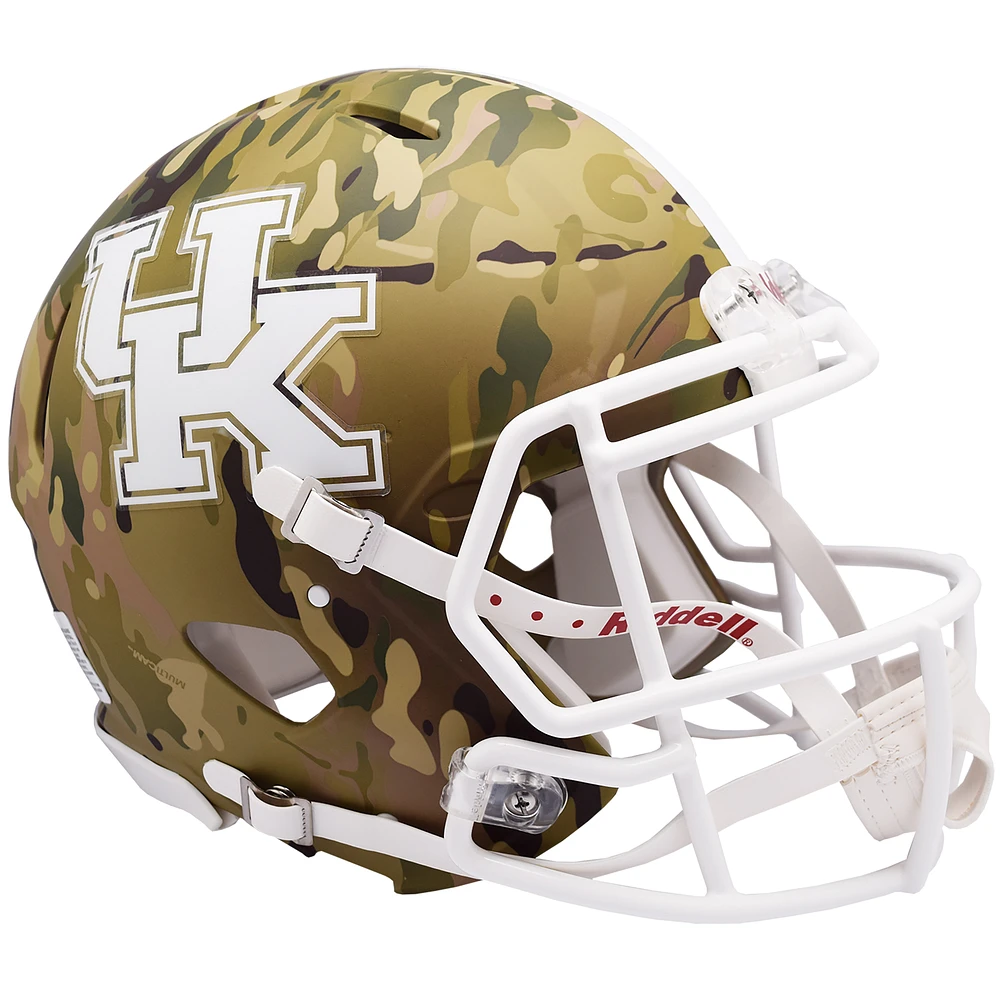 Kentucky Wildcats Riddell Camo Alternate Speed Authentic Helmet