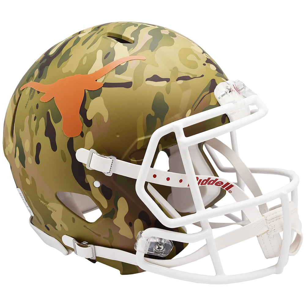 Texas Longhorns Riddell Camo Alternate Speed Authentic Helmet