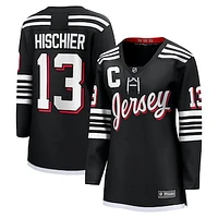 Women's Fanatics Nico Hischier Black New Jersey Devils Alternate Premier Breakaway Player