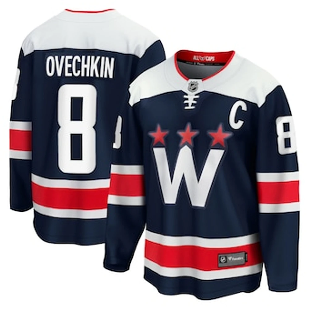 Men's Fanatics Alexander Ovechkin Navy Washington Capitals Alternate