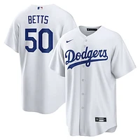 Men's Nike Mookie Betts White Los Angeles Dodgers Home Replica Player Name Jersey