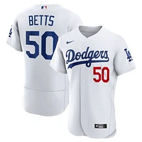 Men's Nike Mookie Betts White Los Angeles Dodgers Home Authentic Player Jersey