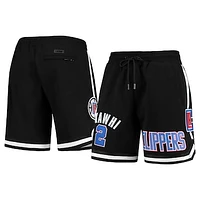 Men's Pro Standard Kawhi Leonard Black LA Clippers Player Shorts