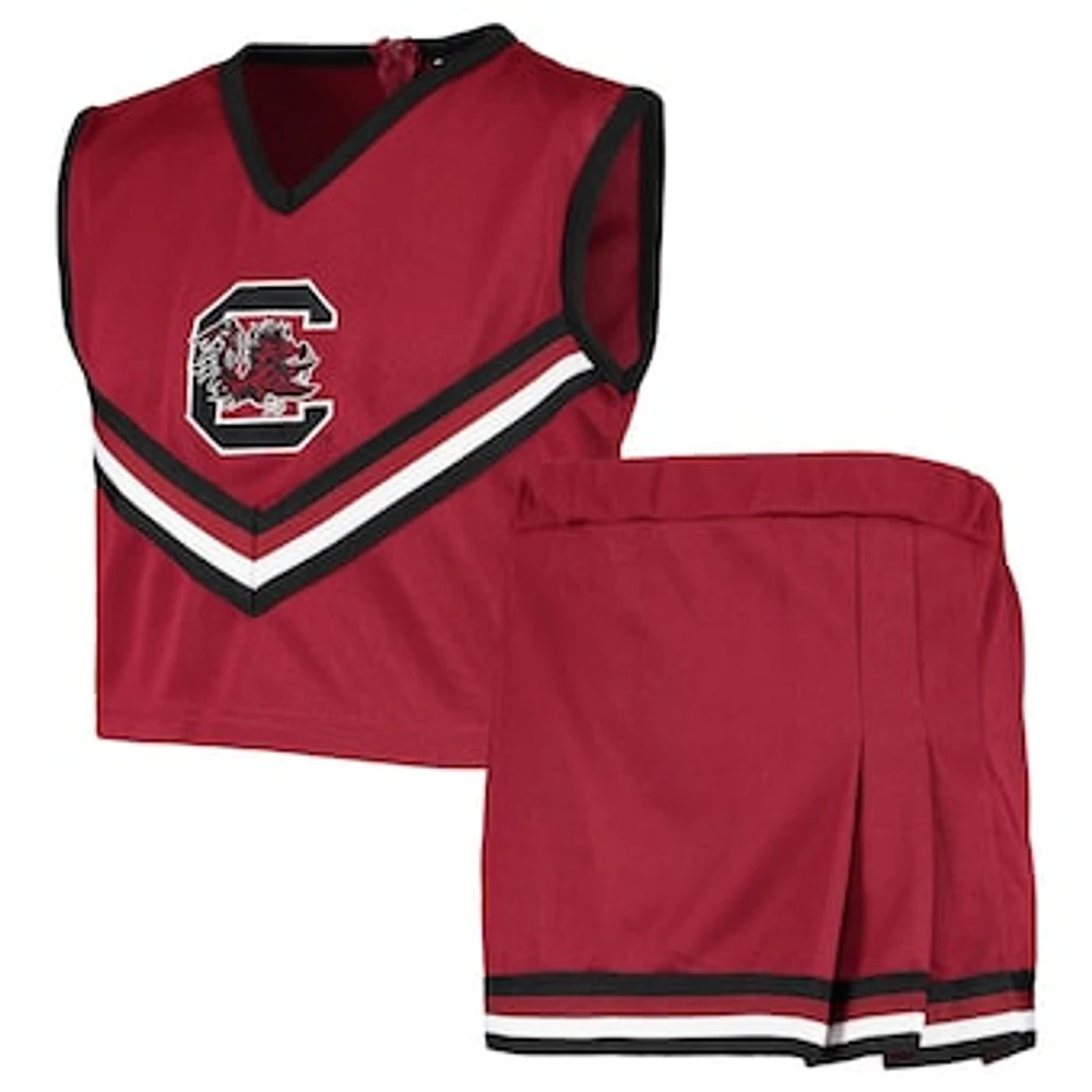 Girls Youth Garnet South Carolina Gamecocks Two-Piece Cheer Set